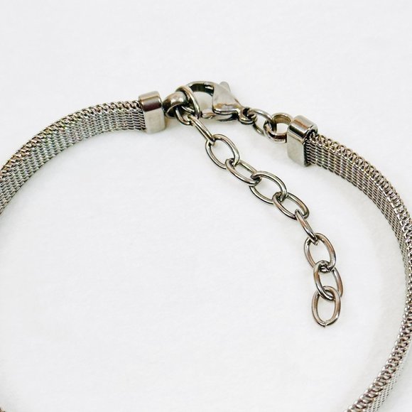 Our Father Prayer Mesh Band Bracelet - Picture 5 of 7